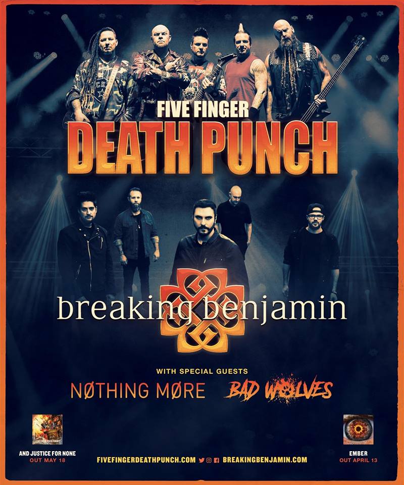 five finger death punch current tour